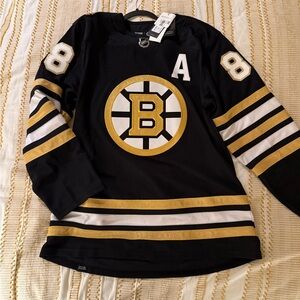 Adidas 100 Anniversary  Boston Bruins Jersey Mens 46/S